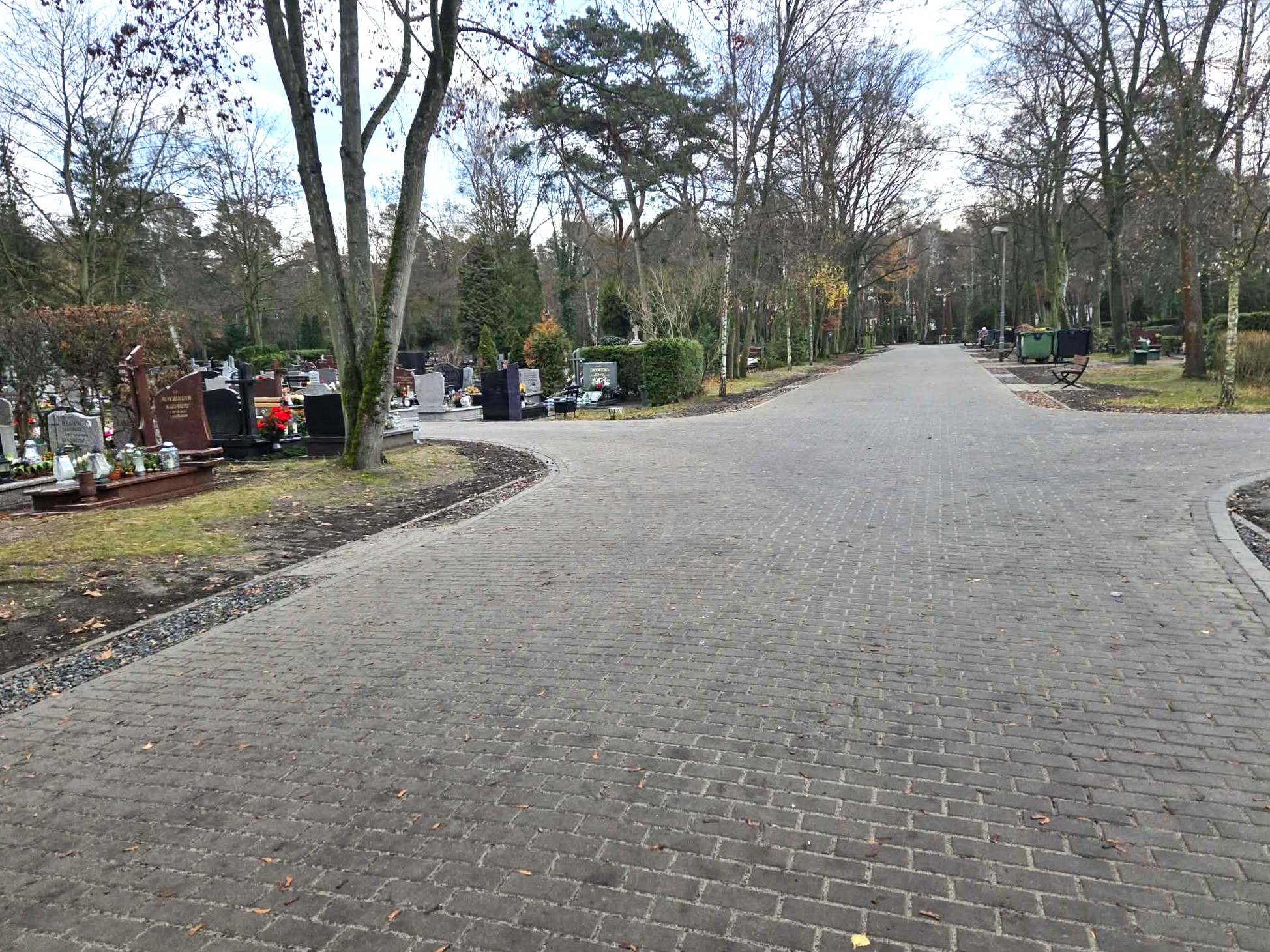 aleja po wykonanym remoncie